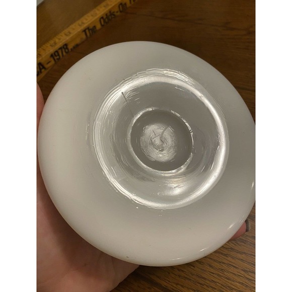 Vintage Cafe Concert Can-Can Club Las Vegas Ashtray White/Red Logo Inside - Picture 3 of 4